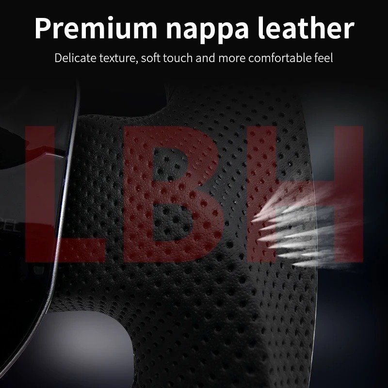 Car Perforated Leather Carbon Fiber Steering Wheel For Land Rover Range Rover Sport L494 Range Rover Vogue L405 Defender L663