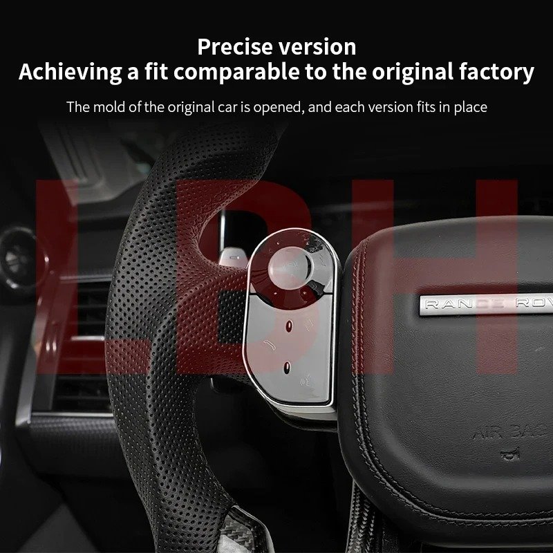 Car Perforated Leather Carbon Fiber Steering Wheel For Land Rover Range Rover Sport L494 Range Rover Vogue L405 Defender L663