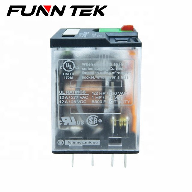 SCHNEIDER-Brand Harmony Electromechanical Relays RXM Miniature Relays RXM2AB2P7 2 C/O 230V AC 12A With LED