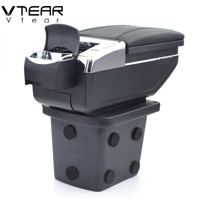 Vtear for Hyundai I30 Armrest Content Storage Box Interior Car-styling Arm Rest Center Console Decoration Accessories Parts