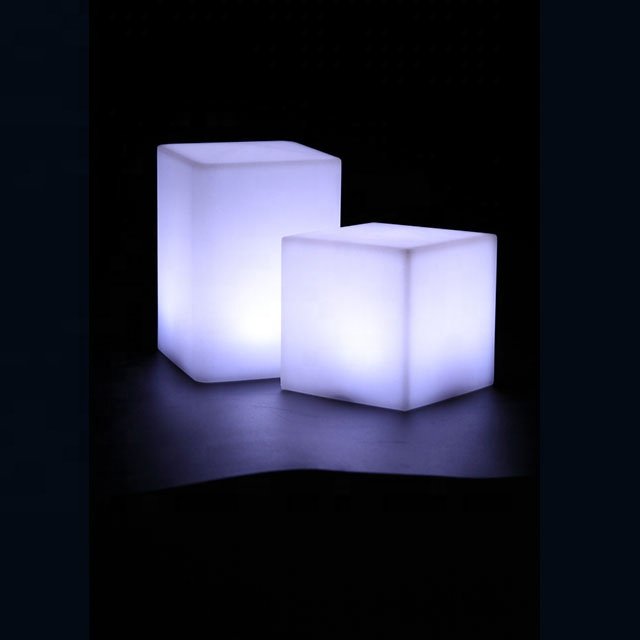 Mini Modern LED Light Cube Small Plastic Table Lamp for Toys Outdoor Gifi Accessories