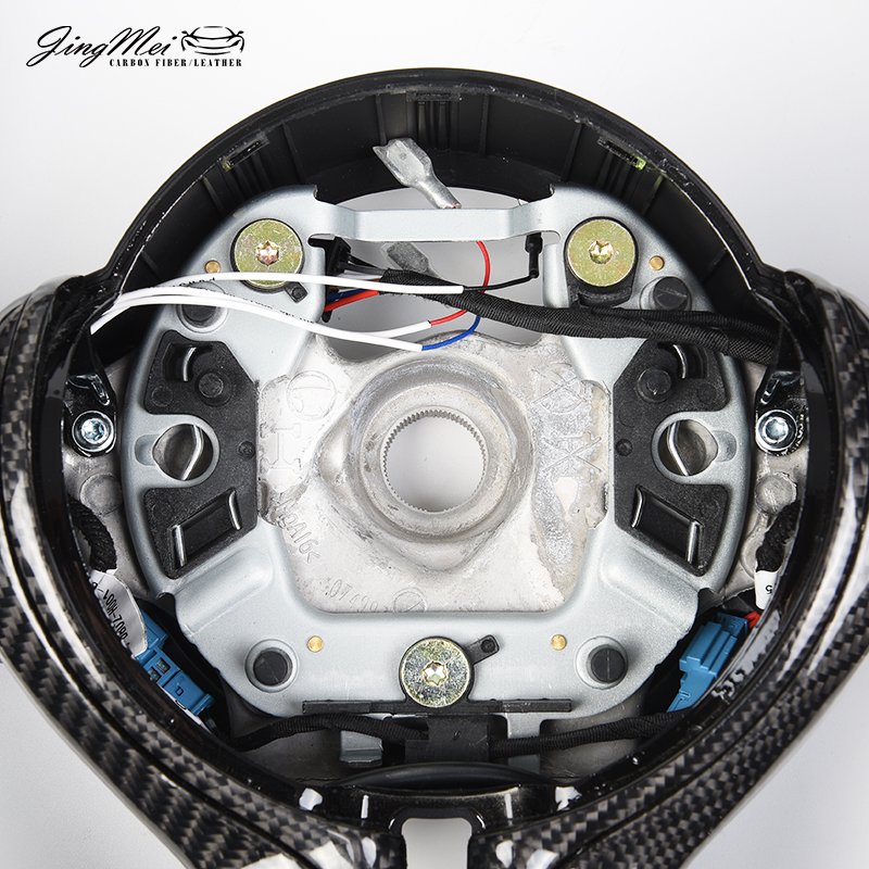 For BMW F10 Carbon Fiber Steering Wheel 5-7Series M5 M6 M8 F01 F02 F03 F12 F13 F13 F07 F90 F92 F93Leather Steering Wheel