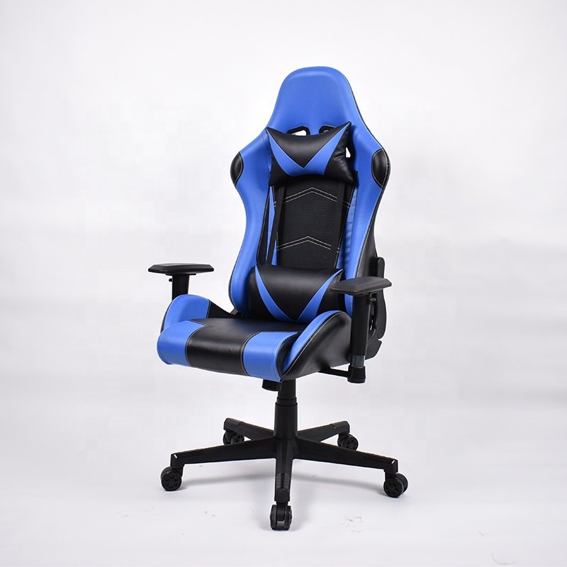 Custom All Day Gaming Comfort Desk Chair Built in Lumbar Arch Gaming Chair With Stand Wheels