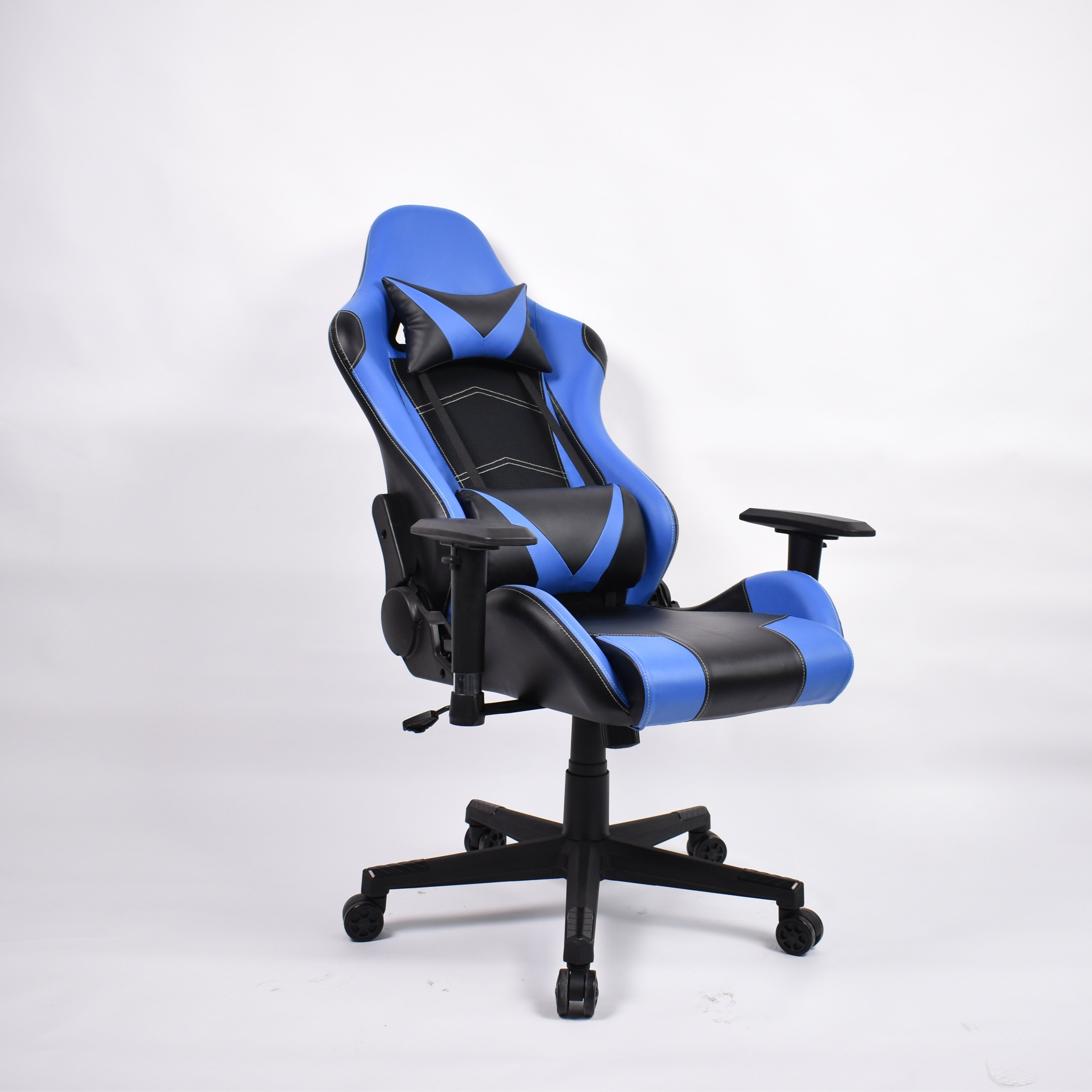 Custom All Day Gaming Comfort Desk Chair Built in Lumbar Arch Gaming Chair With Stand Wheels