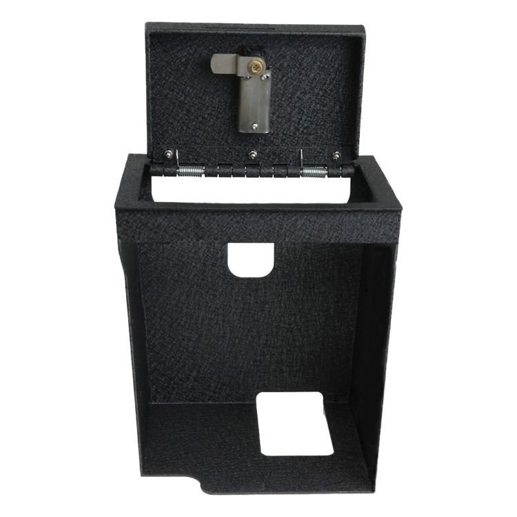 New Luxury Steel Car Gun Safe for 2018-2024 Ford Explorer Interior Accessory Armrest Box Secure Storage Console Safe