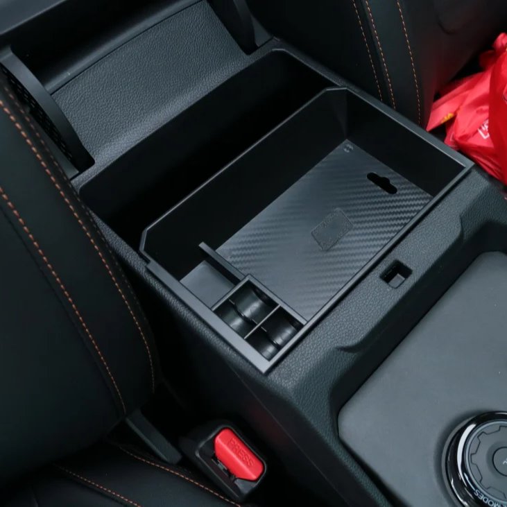 Car Interior Accessories Central Console Tray Armrest Storage Box for 2022 Ranger T9 Auto Parts Accessories