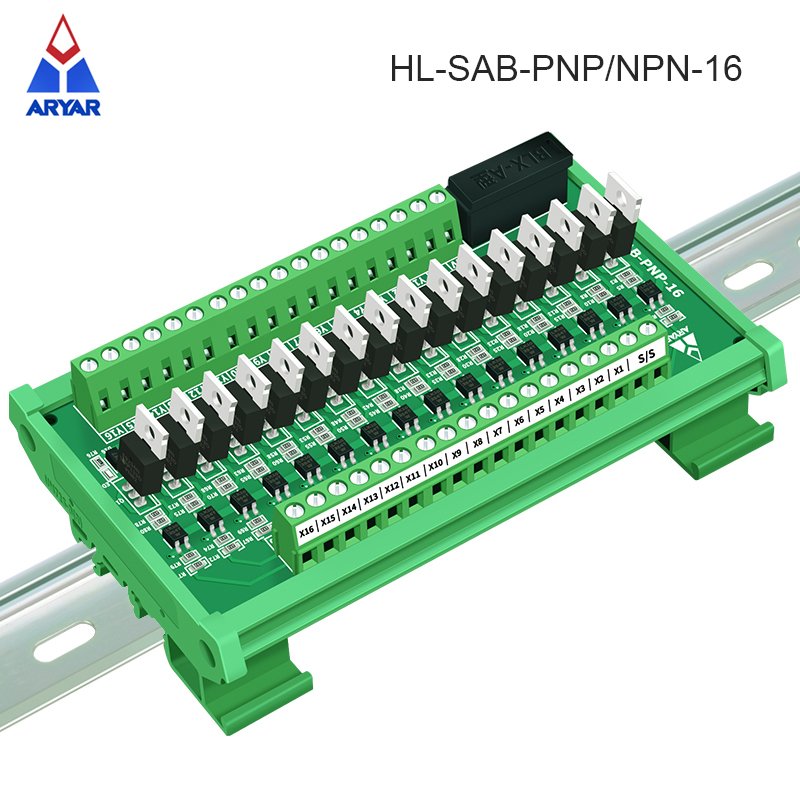 16 Channel Single Chip Microcomputer PLC Signal Amplifier Board Input and Output NPN/PNP Input Photocoupler Isolation