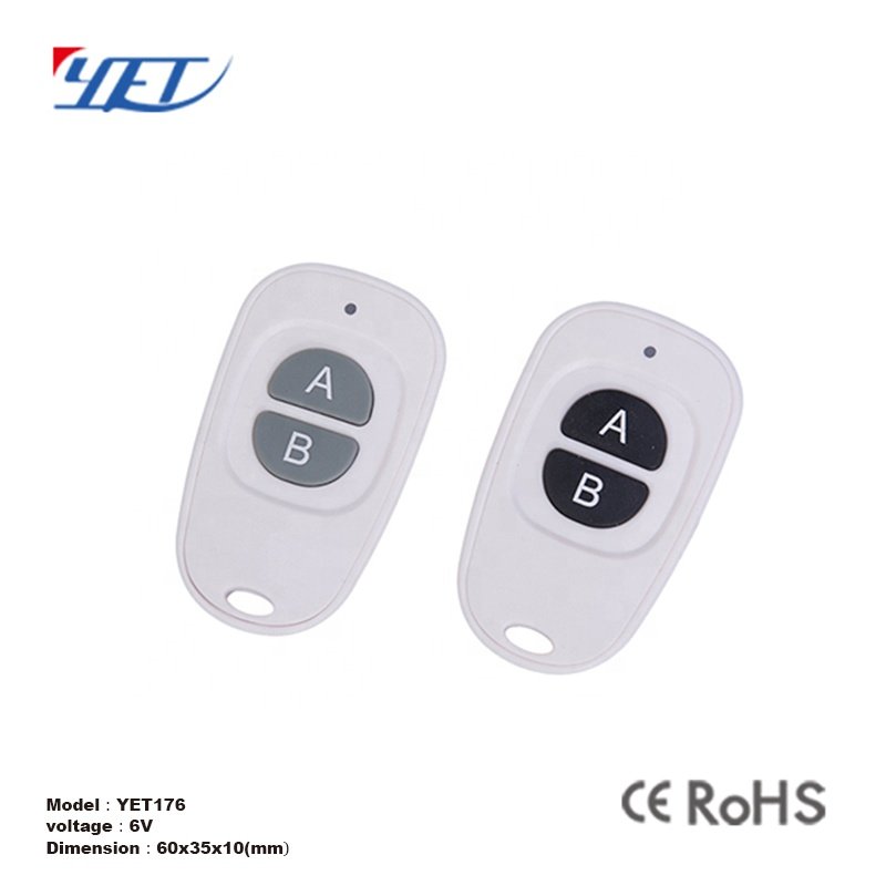 YET176 Handsender Multi-code Long Range Rf Wireless Remote Control Clone 433mhz Transmitter and Receiver