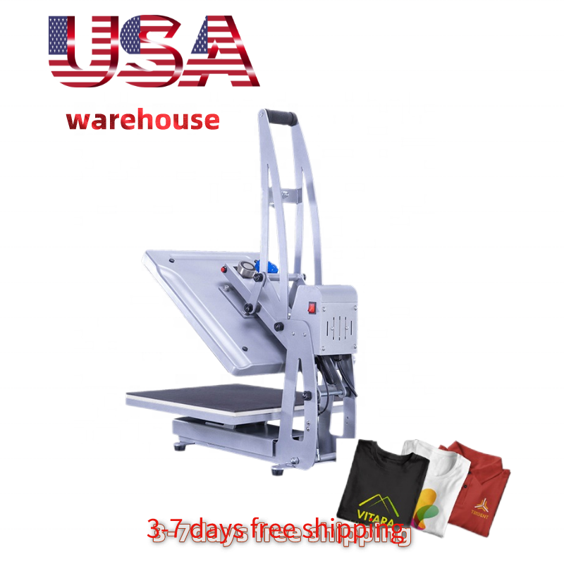 US Warehouse Free Shipping Auto Open Heat Press Machine 40x50cm Slide Out 16x20 Heat Transfer Machines