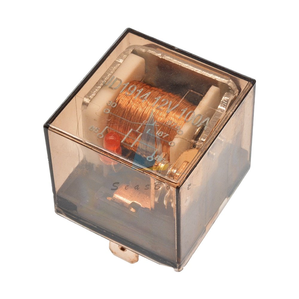 12V 24V 80A 100A 4Pin 5Pin Waterproof Automotive Relay SPDT Car Control Device Car Relays High Capacity Switch With Relay Socket