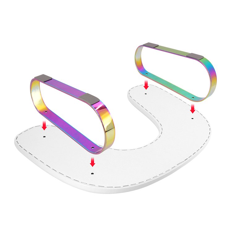 U-Shaped White Nail Armrest Stand Manicure Hand Rest Pillow Cushion