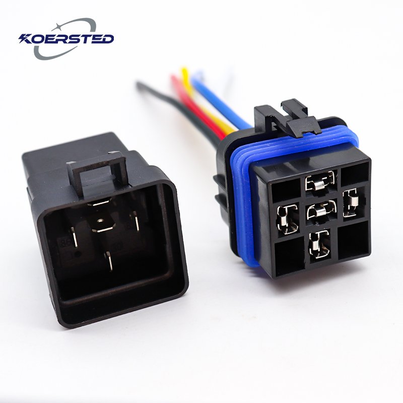 KKA-V4W Waterproof Automotive Relay, 12V 24V 40A 80A Car Relay, IP67 Waterproof Auto Relay 4P 5P