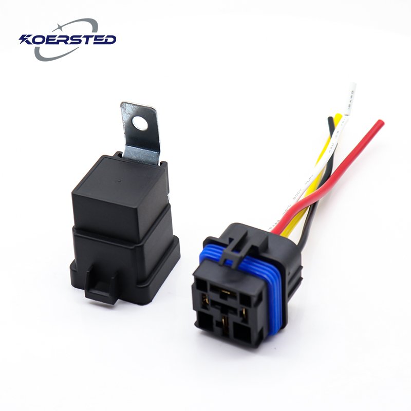KKA-V4W Waterproof Automotive Relay, 12V 24V 40A 80A Car Relay, IP67 Waterproof Auto Relay 4P 5P