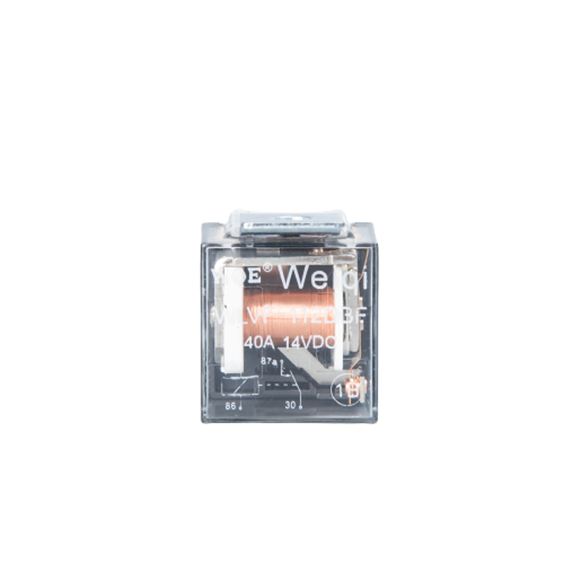 Weiqi auto relay 6v 12v 24v 80a 70a 60a 50a 40a 25a transparent and waterproof wholesale for automotive car truck 1.8W 2.3W