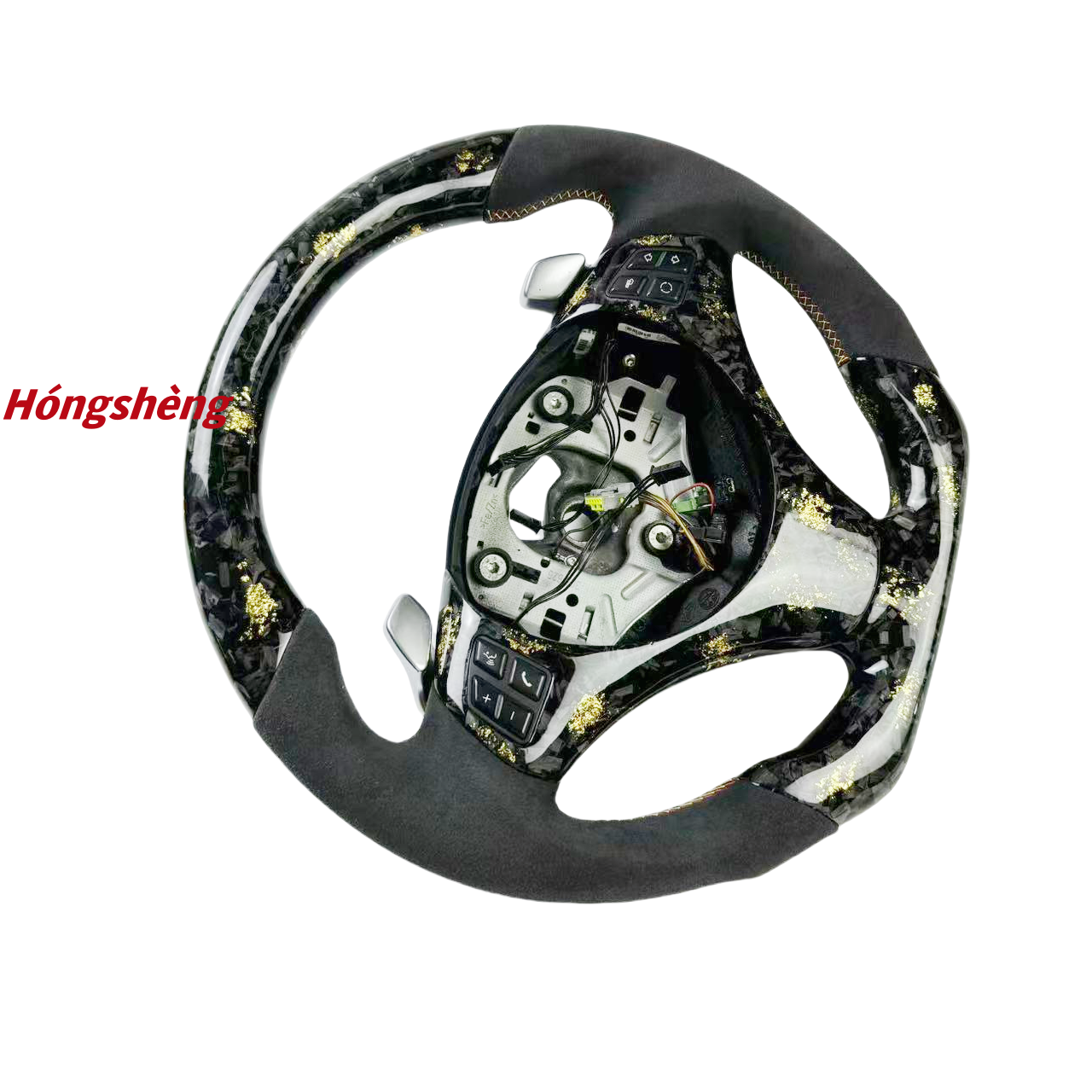 Customized High-End Carbon Fiber Racing Style Steering Wheel Sports Design for BMW M3 E90 E92 E93 E91 Car Accessories
