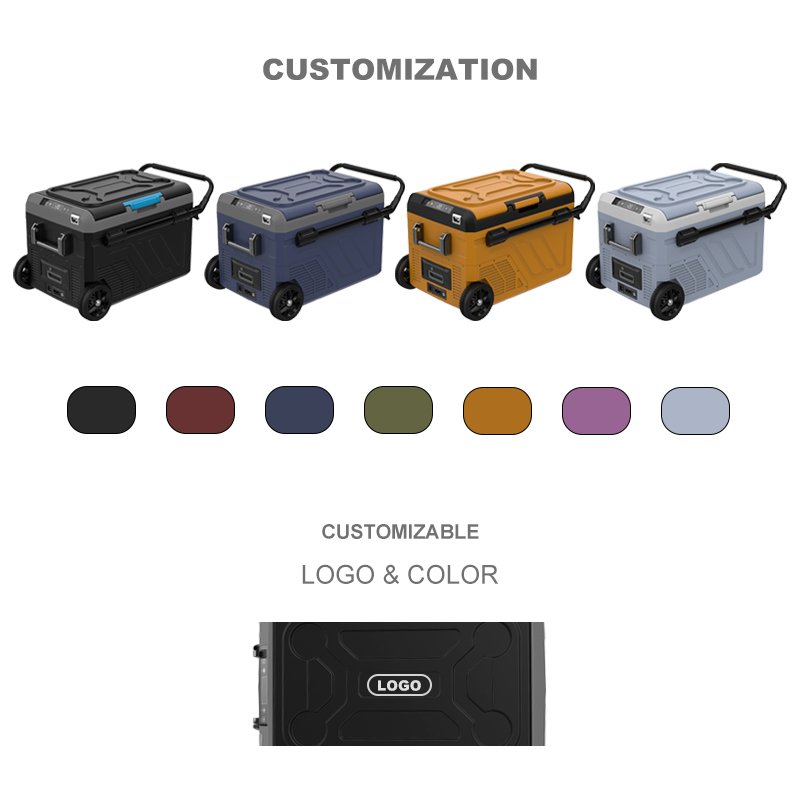 China Wholesale 15l Armrest Box Portable Car Fridge Camp Refrigerated Compressor 12 Volt Freezer Box Car Camping Fridge