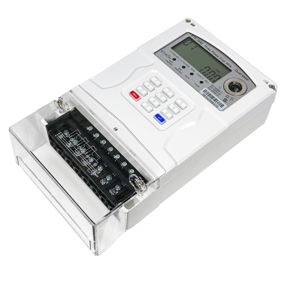 STRON STS Prepaid Three Phase IP54 Electricity Meter Remotely