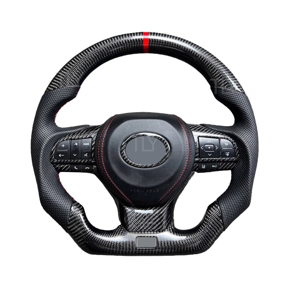 Factory Custom Carbon Fiber Steering Wheel For Lexus 2006-2012 IS250 IS300h IS350 IS300 F Sport RCF