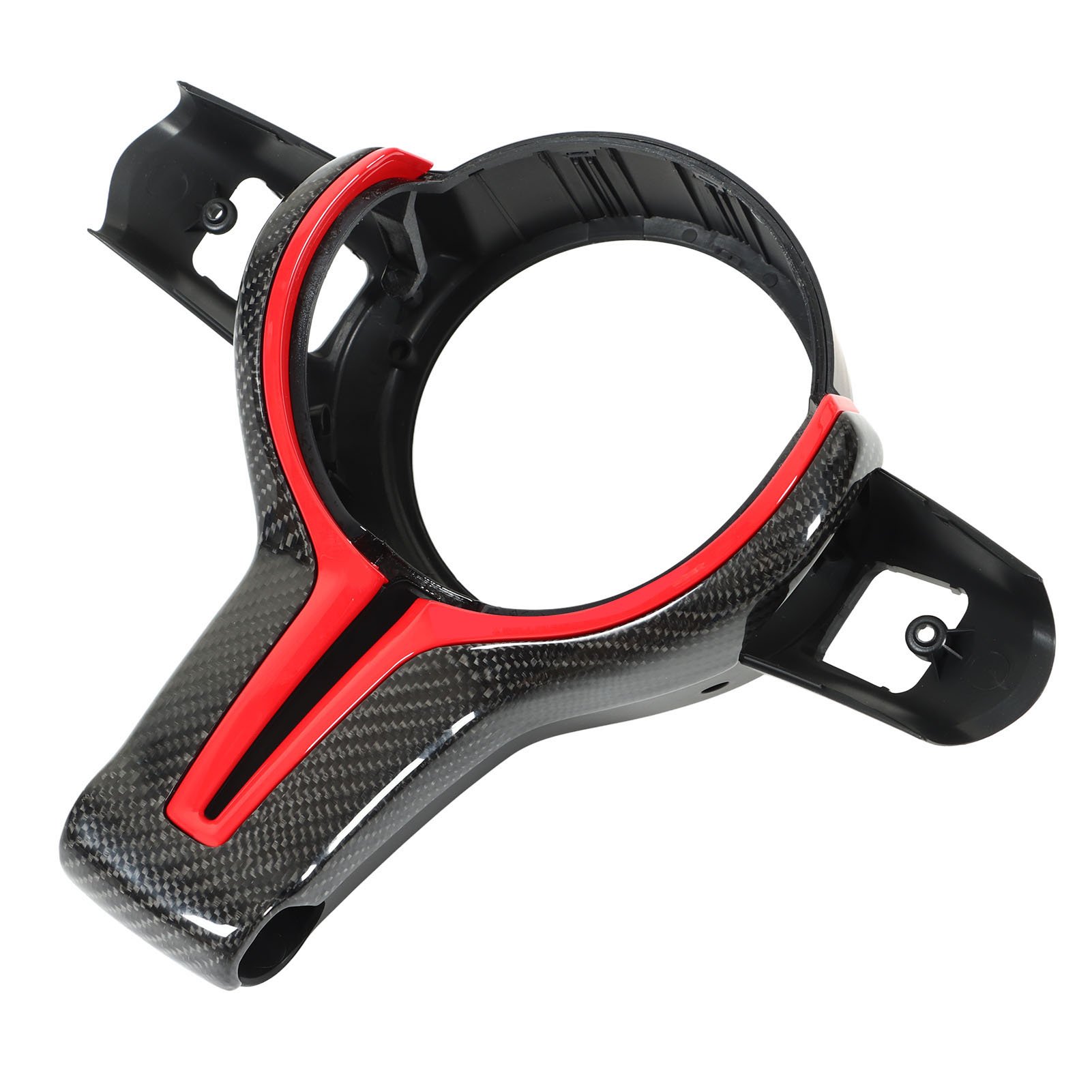 Carbon Fiber Center Trim Replacement For BMW F20 F22 F30 F32 F10 F06 F15 F16 F80 F87 Car Steering Wheel Cover Trim