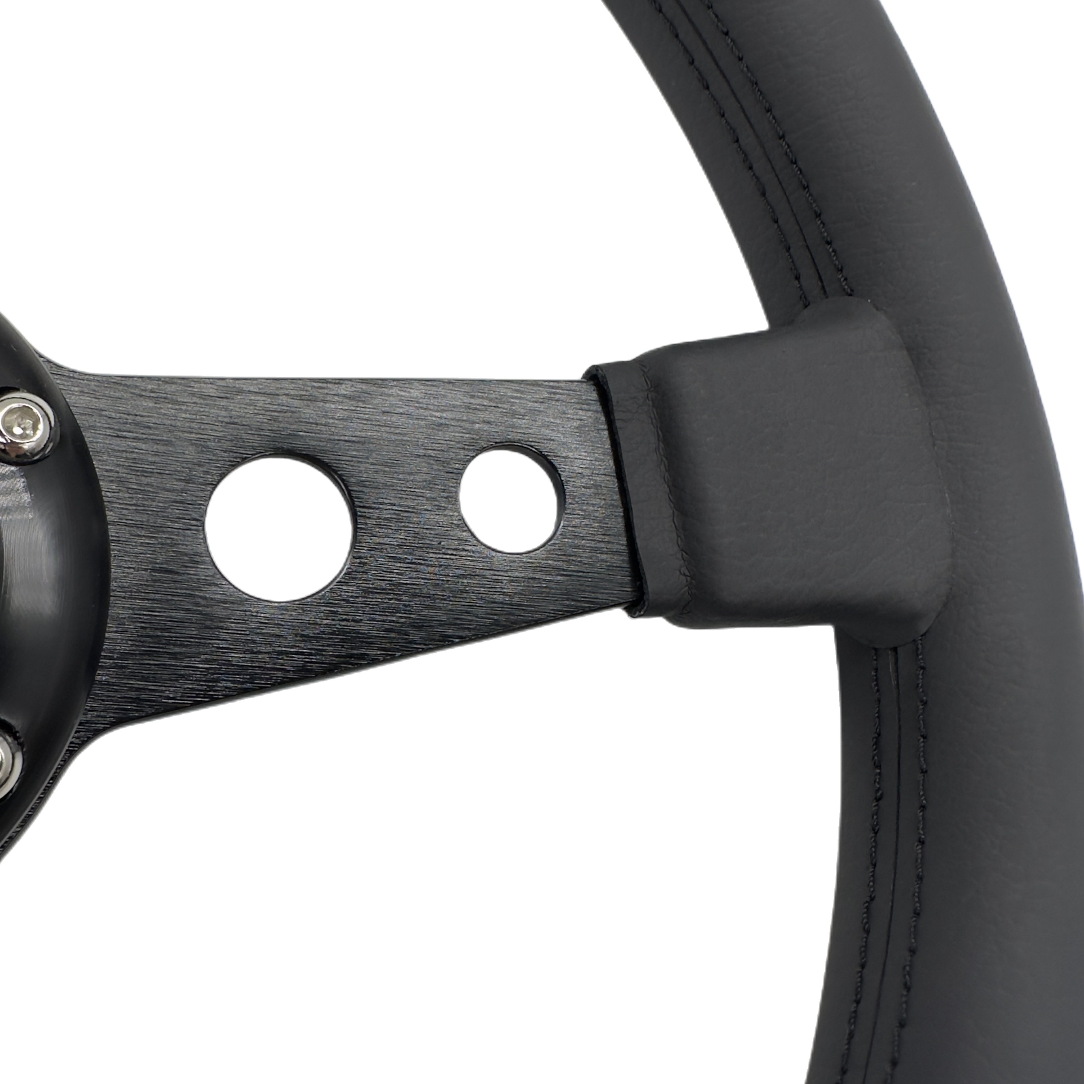 14inch 350mm aluminum steering wheel Leather Car Modification Steering Wheel