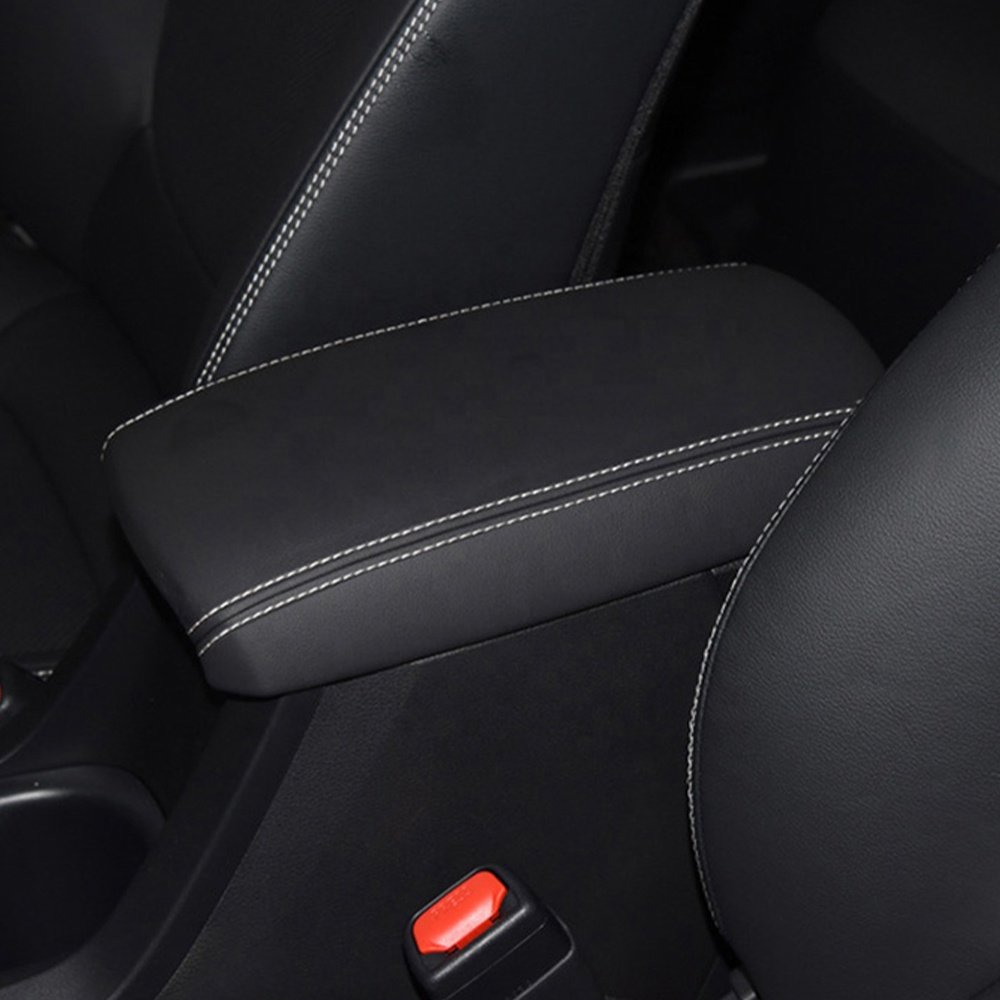 Car Armrest Console Cover Cushion With PU Leather for Toyota Corolla 14-18,19-24 Car Accessories Interior Decoration