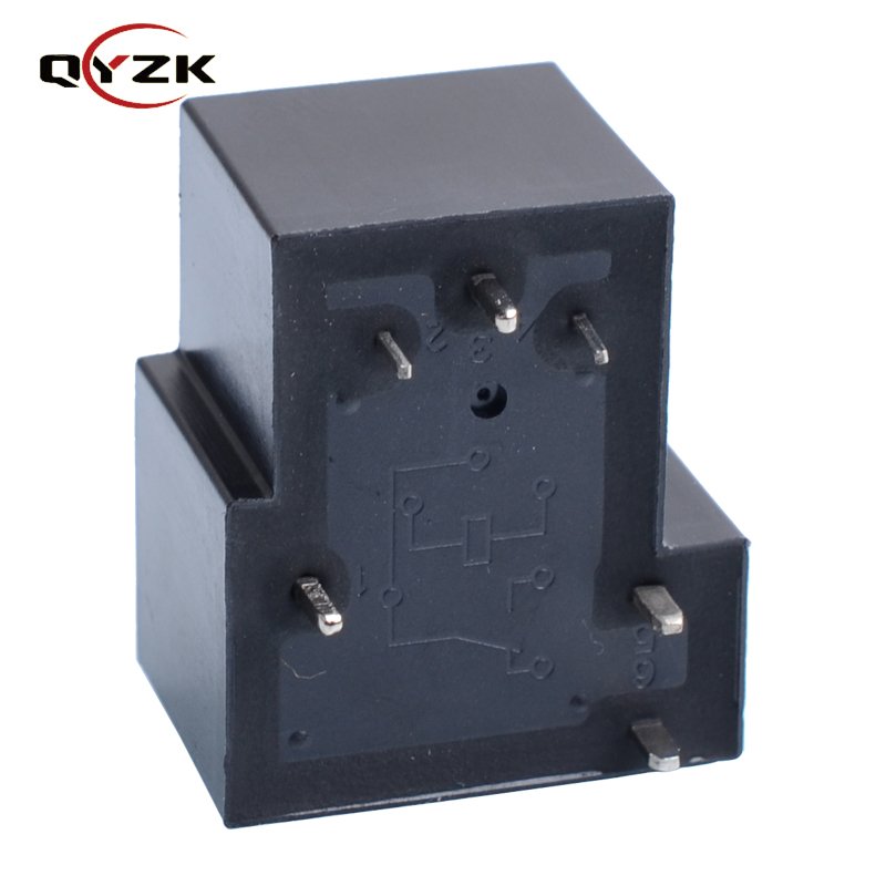 QYZK Black Load 30A 250VAC Mini Rele 5feets 6 Pines Coil DC 5v T90 Power Relay for Household Appliances