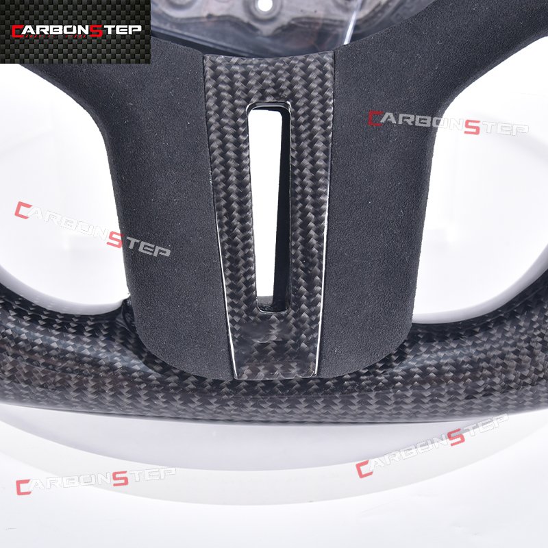 Carbon Fiber Suede Leather Car Steering Wheel For Bmw G20 G28 G30 G38 G32