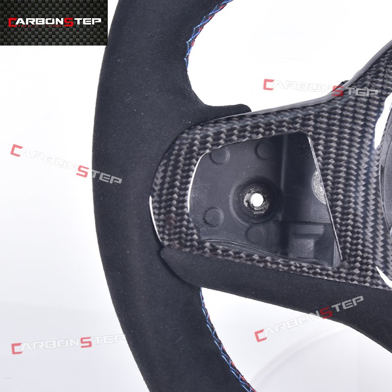 Carbon Fiber Suede Leather Car Steering Wheel For Bmw G20 G28 G30 G38 G32