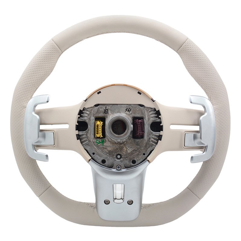 For Mercedes Benz 2023 2022 B200 CLA E220 AMG CLE White Leather Steering Wheel Car Interior Accessories