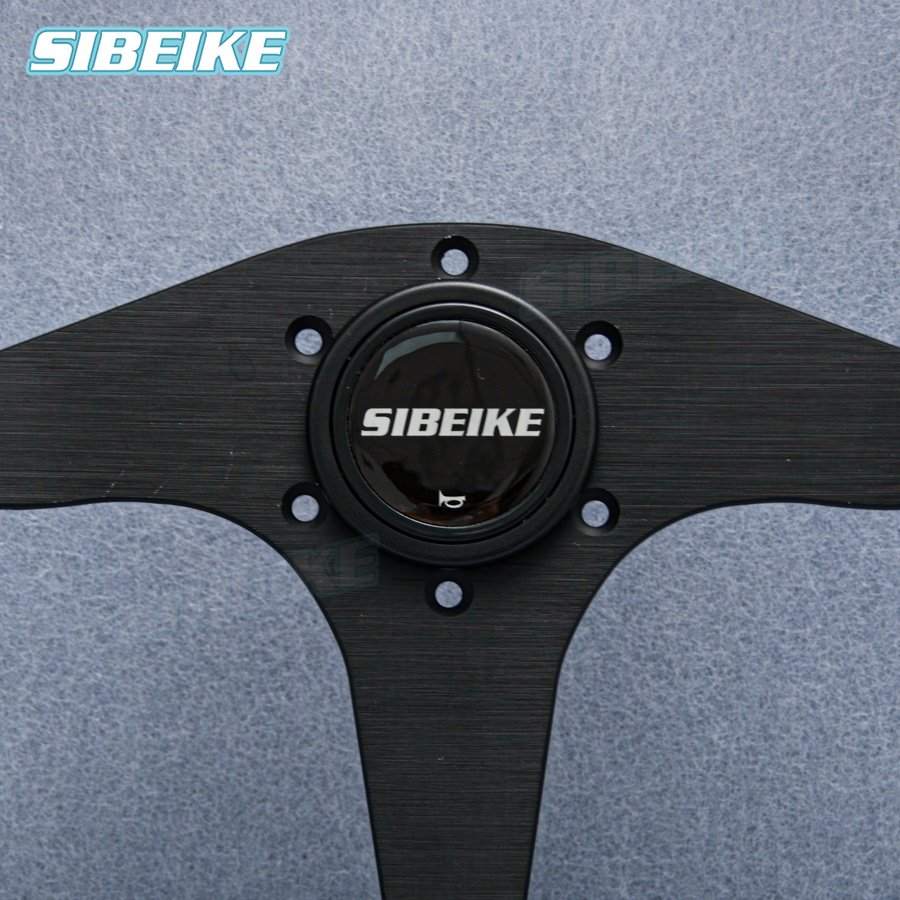 Car Interior Parts 14Inch JDM Racing Sport Steering Wheel ABS Universal Black Gaming Sim Steering Wheel Car Accessories