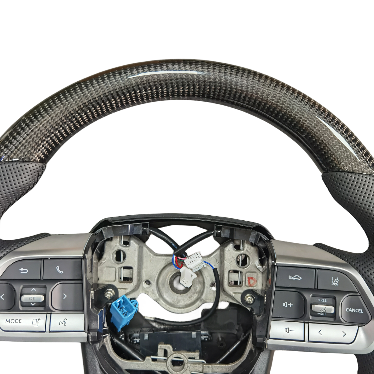 Custom carbon fiber steering wheel for Toyota Land Cruiser LC200 LC120 LC150 LC300