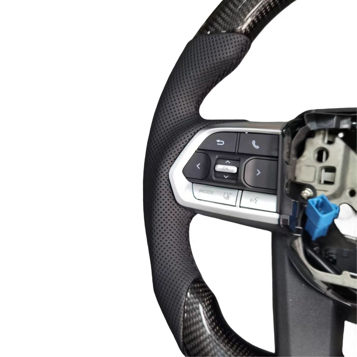 Custom carbon fiber steering wheel for Toyota Land Cruiser LC200 LC120 LC150 LC300