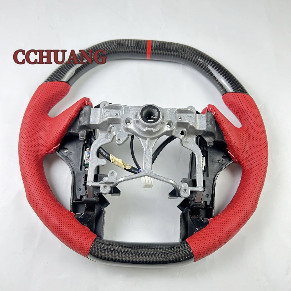Popular custom carbon fiber steering wheel for Toyota Land Cruiser Prado sports styling steering wheel modification