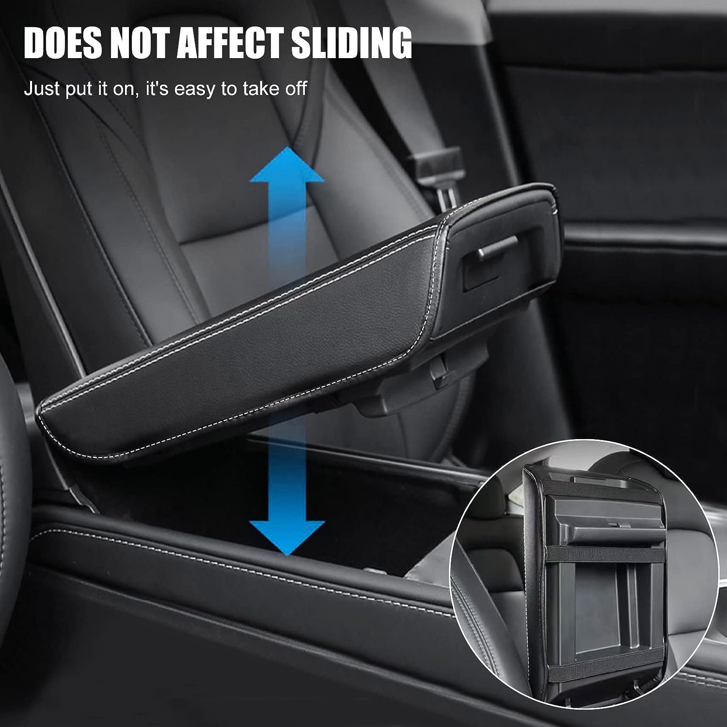 Tesla Model 3/Y Armrest Accessories Center Console Cover for Tesla - Car Armrest Box Cover Decoration Interior for Model 3 2017-