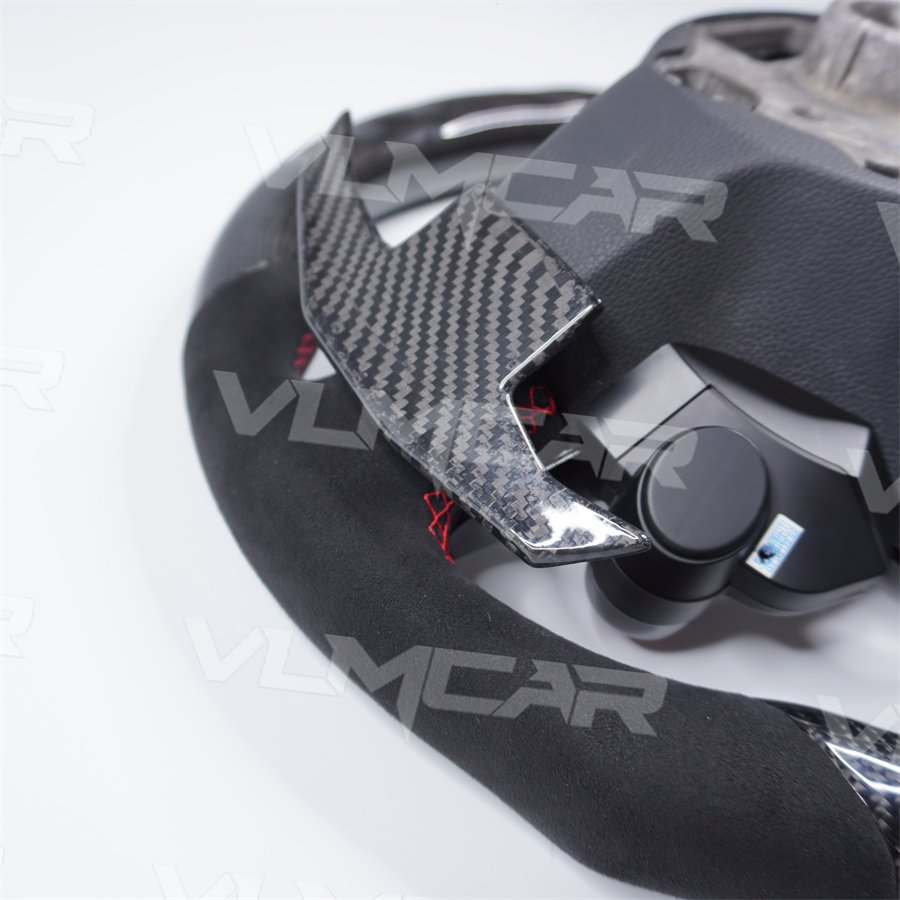 Customized carbon fiber steering wheel For Volkswagen MK8 LED steering wheel VW golf 6 7 8 R MK6 MK7 MK8 GTI steering wheel