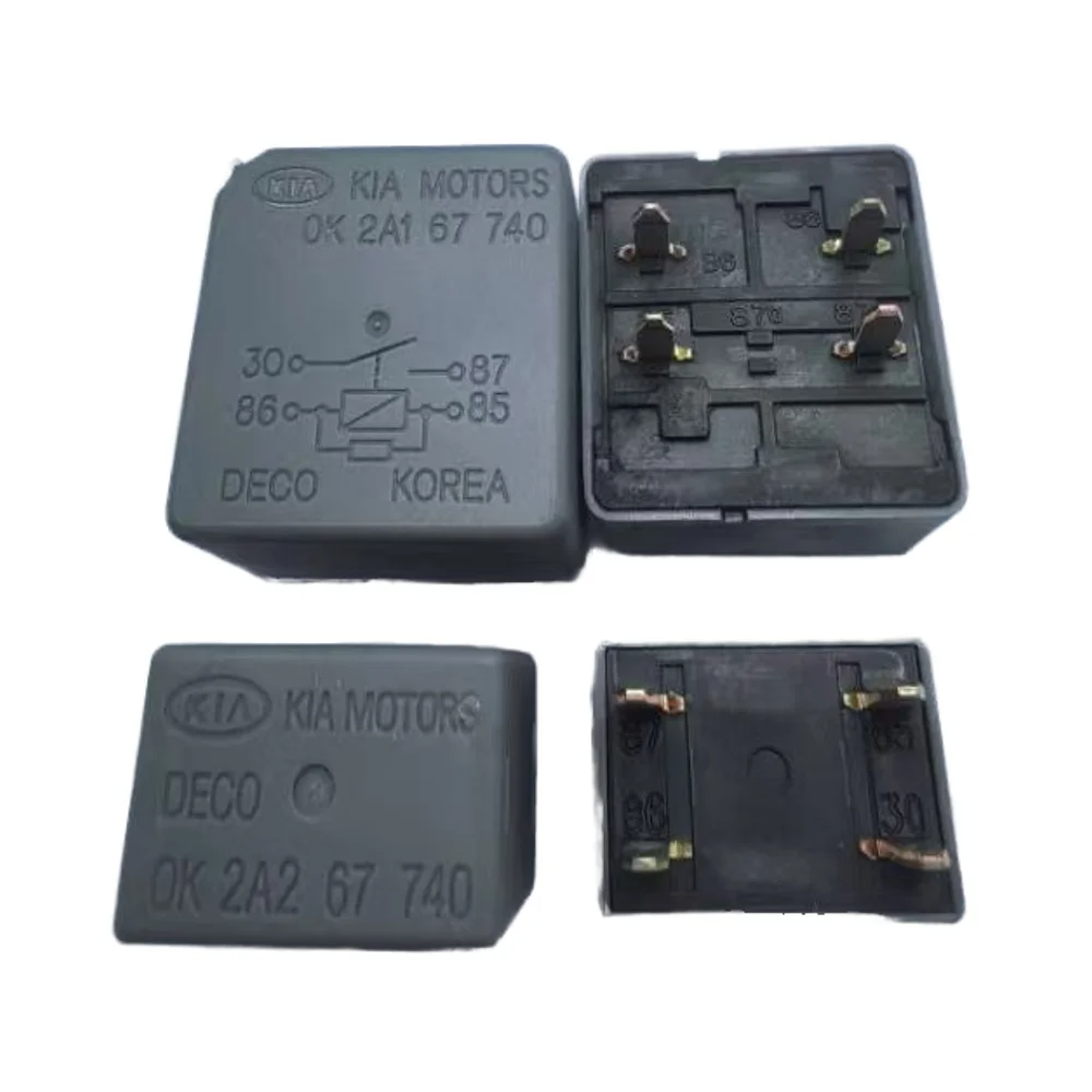 OK2A167740 KIA Motors 4-Pin Car Fuse Relay 15A/40A Rated Current New Condition Auto Relays