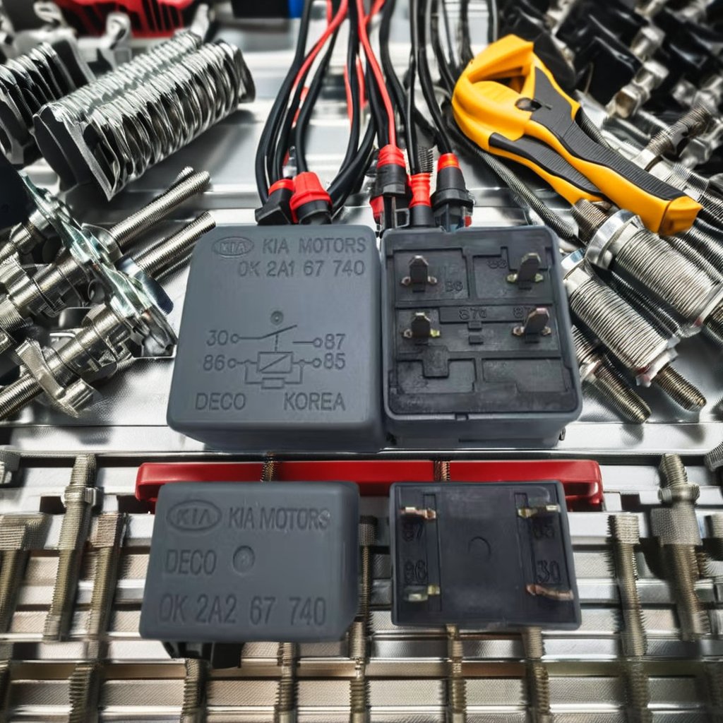 OK2A167740 KIA Motors 4-Pin Car Fuse Relay 15A/40A Rated Current New Condition Auto Relays