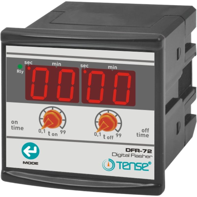 Analogue Adjustable Digital Flasher Relay with 2x2 LED Displays DFR-72