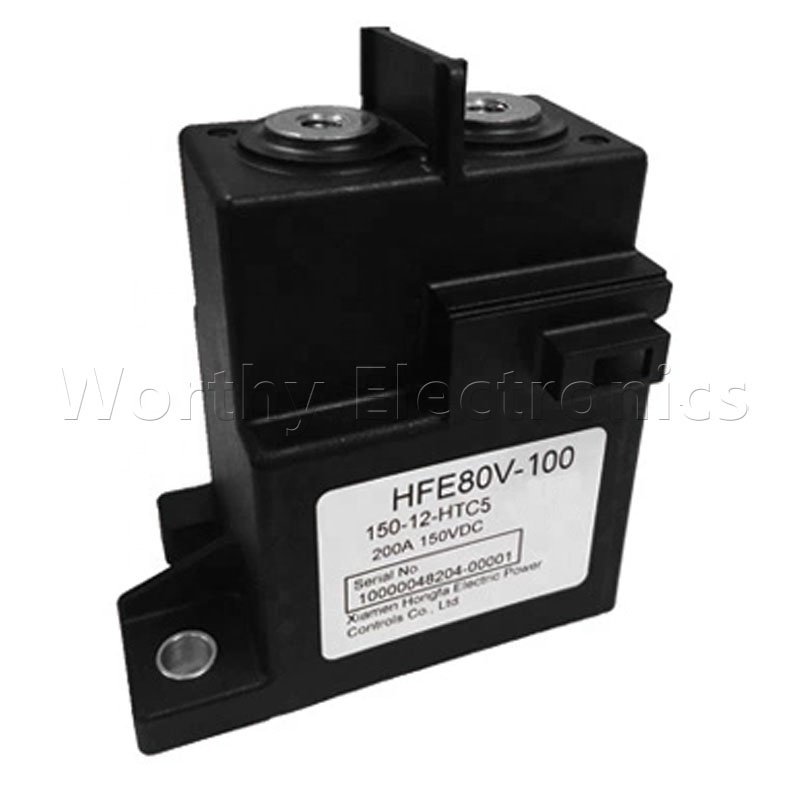 Electronic component new energy power relay 12V/24VDC 100A HFE80V-100/150-12-HTC5 relay module