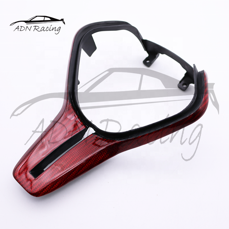 Carbon Fiber Steering Wheel Button Trim Cover For INFINITI Q50 Q60 2017+