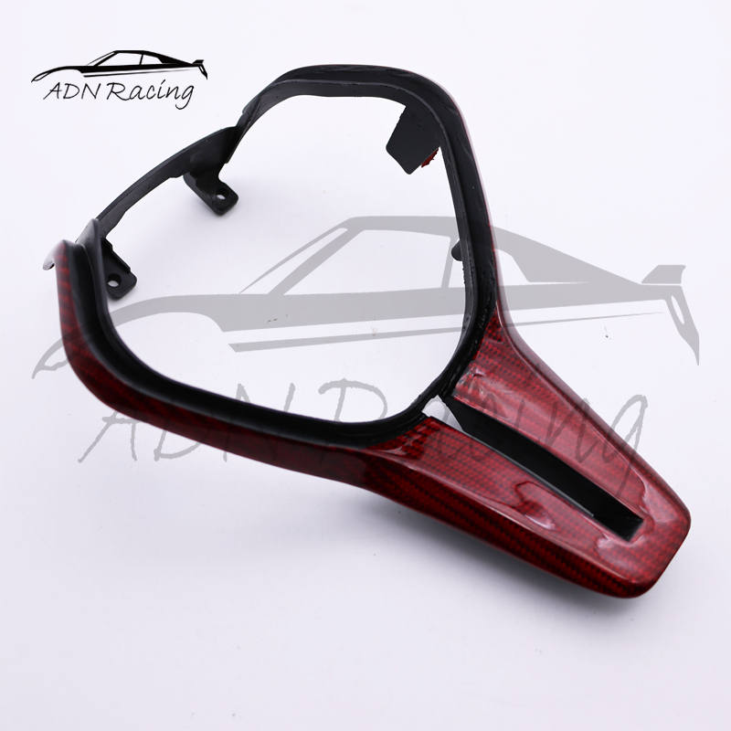 Carbon Fiber Steering Wheel Button Trim Cover For INFINITI Q50 Q60 2017+