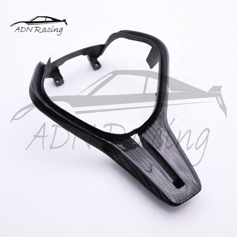 Carbon Fiber Steering Wheel Button Trim Cover For INFINITI Q50 Q60 2017+