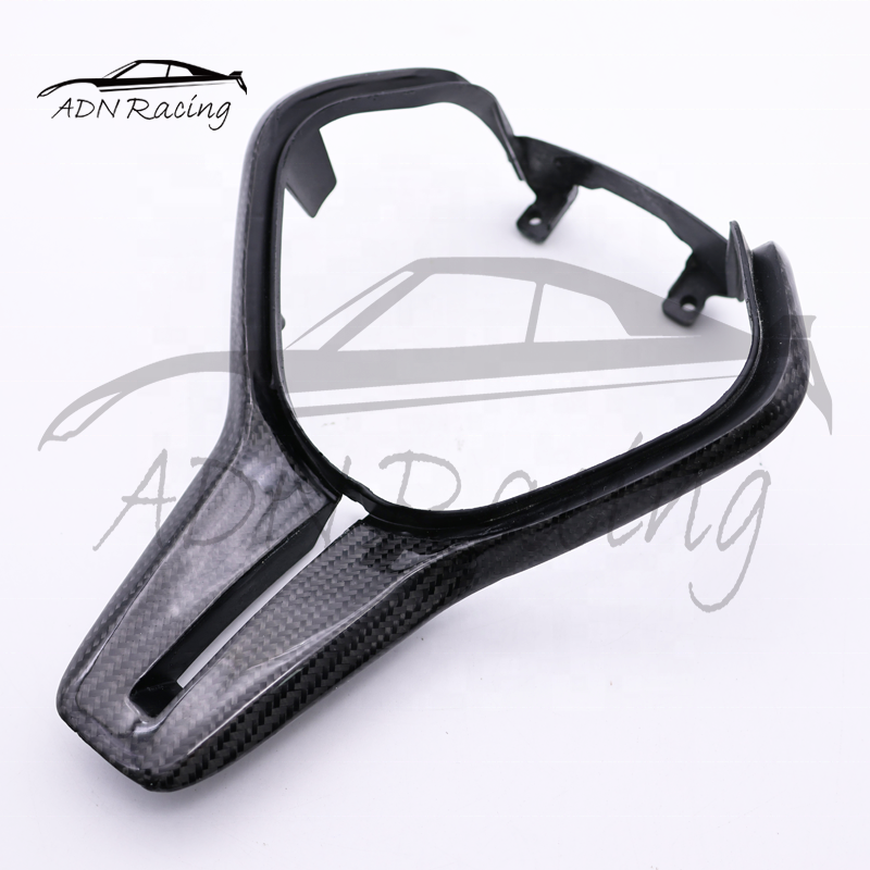 Carbon Fiber Steering Wheel Button Trim Cover For INFINITI Q50 Q60 2017+