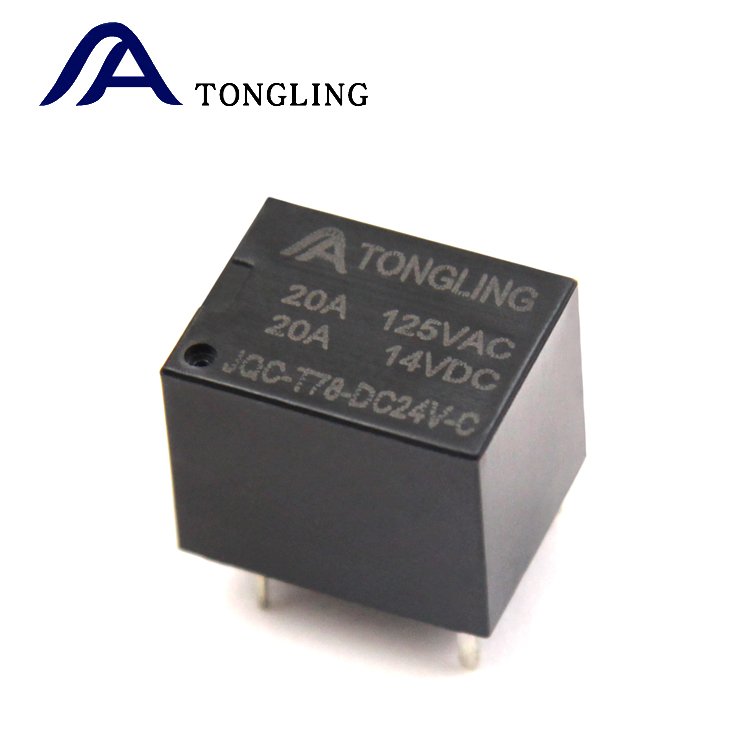 TONGLING T78 T74 5V 6V 9V 12V 24V 5 Pin 20A 14VDC Mini Automotive Wiring Relay