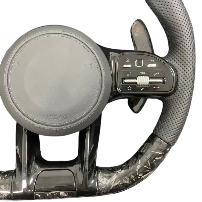 High aesthetic forged carbon fiber steering wheel for Mercedess Benzs W212 W204 W205 C217 C300 GLC C63
