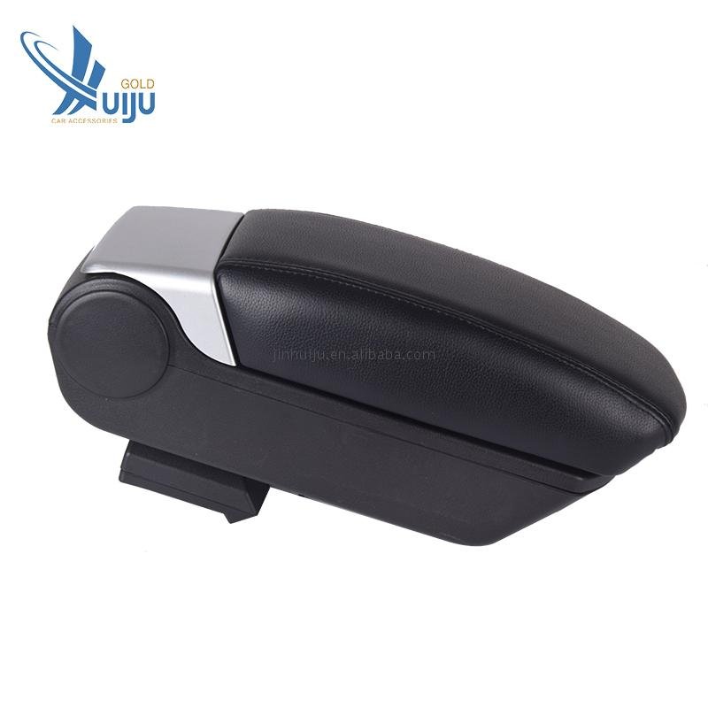 JINHUIJU Auto Armrest Universal Car Center Console Univers Truck Seat Armrest Storage Central Box WIth USB