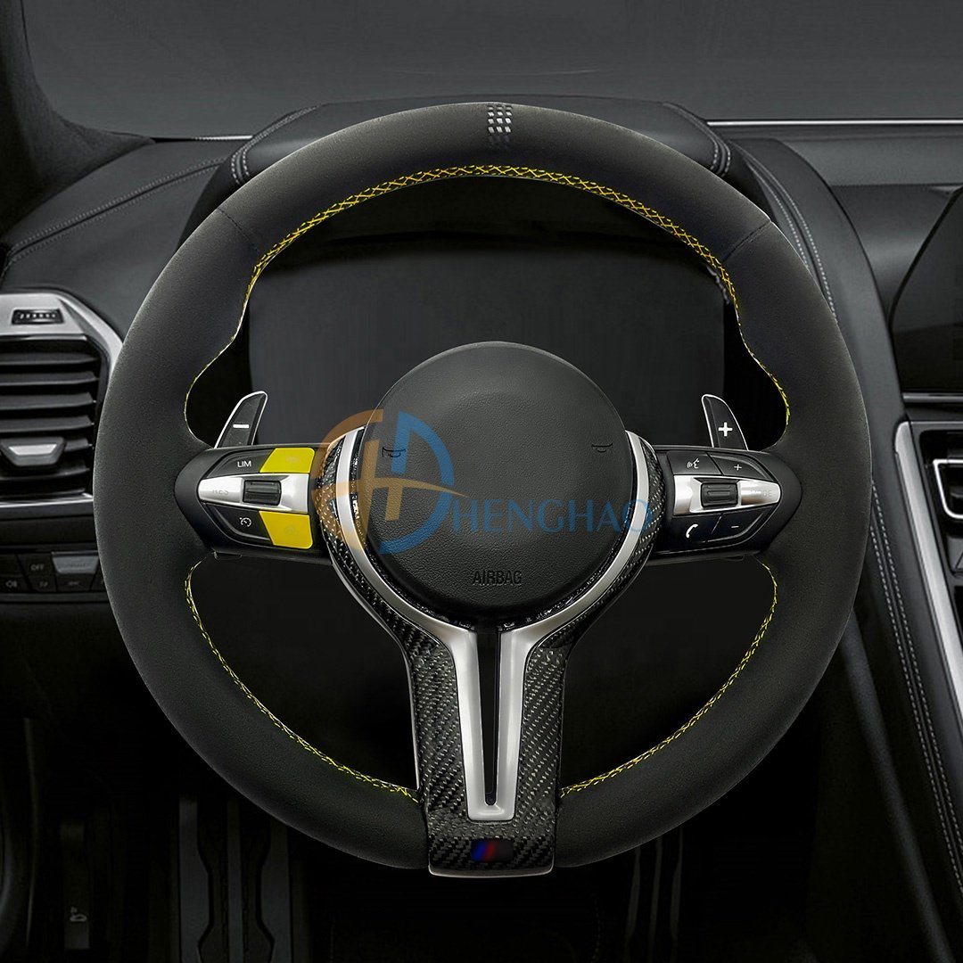 Customized M Sports Auto Car Steering Wheel For BMW E90 E70 F30 F10 Steering Wheel