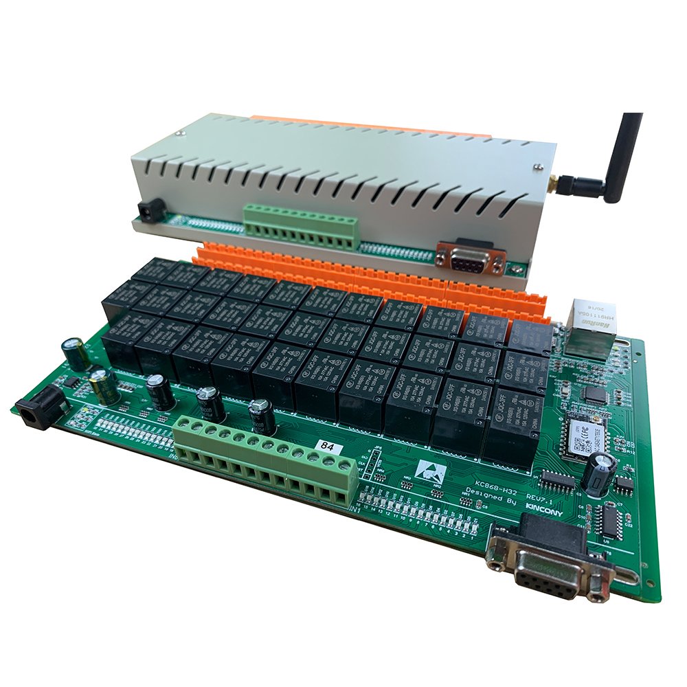 32 Channel Ethernet Wifi Relay Smart Controller Home Automation DIY Support MQTT Home Assistant Node-Red Loxone Home Automation