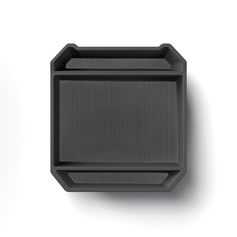 Tesla Cybertruck Durable Black ABS Armrest Storage Box Automotive Accessories