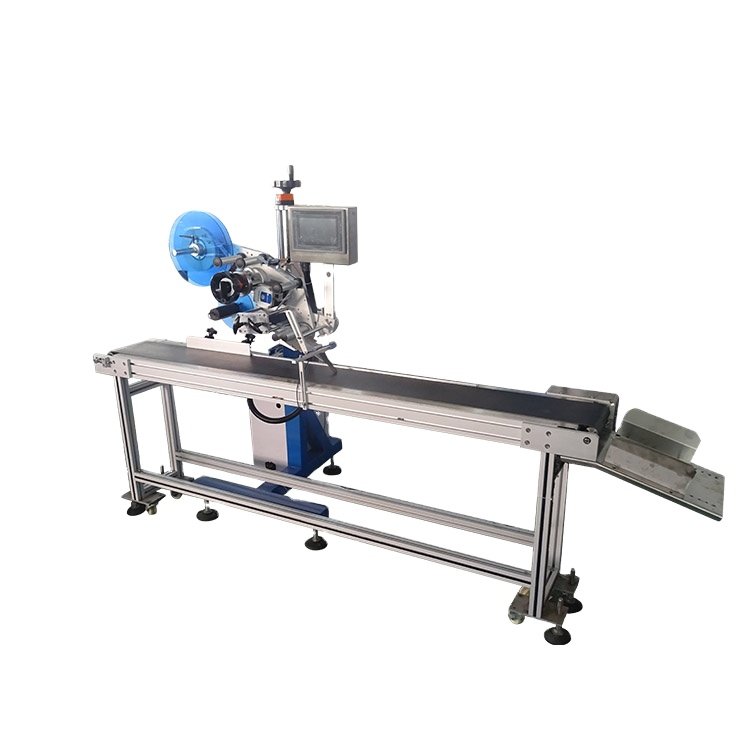 High Speed Automatic Flat Labeling Machine for Box and Bag Automatic Flat Surface Sticker Labeler Machine